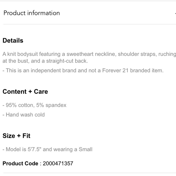 f o r e v e r 2 1 • tank bodysuit - Picture 5 of 5